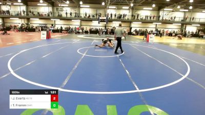 160 lbs Quarterfinal - James Evarts, Metrowest United vs Tyler Fromm, Empire Wrestling Academy