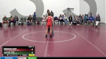 60 lbs Round 3 (8 Team) - Kamari Tate, Death Squad Wrest (IN) vs Brennan Hart, Dundee Wrestling (MI)