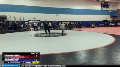 82 lbs Round 2 - Dalton Regehr, Bonners Ferry Wrestling Club vs Raylan Moore, Homedale Wrestling