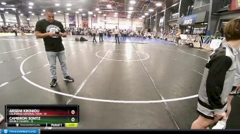 96 lbs Rd# 6- 9:00am Saturday Final Pool - Arseni Kikiniou, California National Team vs Cameron Sontz, Double Champs