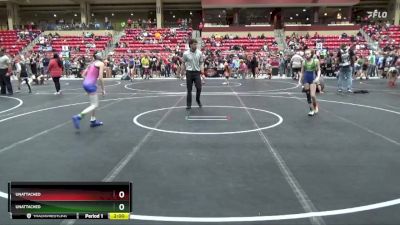 75 lbs Semifinal - Bailey Baird, WR - Topeka Blue Thunder vs Emery Edwards, Bobcat Wrestling Club