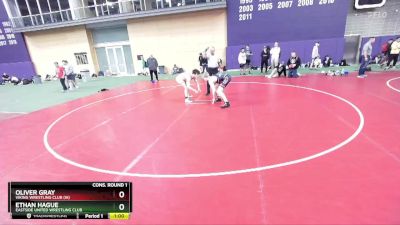 157 lbs Cons. Round 1 - Ethan Hague, Eastside United Wrestling Club vs Oliver Gray, Viking Wrestling Club (IA)