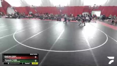 92 lbs Cons. Semi - Daelin Cody, Princeton Wrestling Club vs Teagan Turk, X-Factor Elite Wrestling