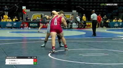 285 lbs Round of 16 - Thomas Haines, Lock Haven vs Andrew Gunning, North Carolina