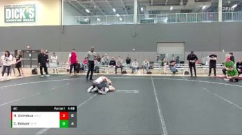 80 lbs Round 9 (10 Team) - Colt Brewer, Virginia Team Predator vs Henry Antrobus, Wolfpack WC