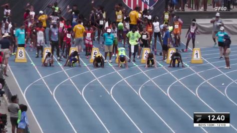 Youth Boys' 100m Championship, Semi-Finals 2 - Age 12