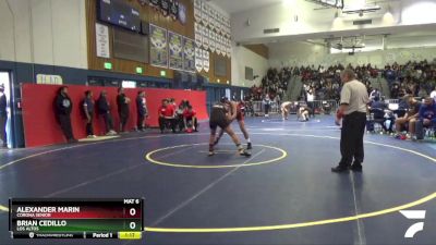 152 lbs Champ. Round 1 - Alexander Marin, Corona Senior vs Brian Cedillo, Los Altos