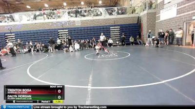 50 lbs Round 2 - Dalyn Morgan, Pilgrim Wrestling Club vs Trenton Boisa, Warriors Of Christ