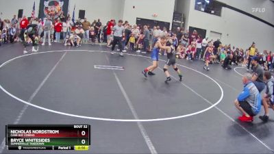 82 lbs Round 2 - Bryce Whitesides, Summerville Takedown vs Nicholas Nordstrom, Cane Bay Cobras