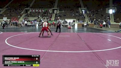 1A-4A 175 Cons. Semi - Brayden Beam, Cleburne County vs Shayr Perez Garcia, Montevallo