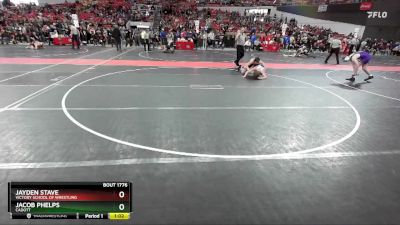 160 lbs Cons. Round 5 - Jayden Stave, Victory School Of Wrestling vs Jacob Phelps, Cadott