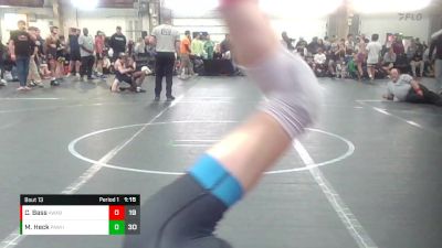 115 lbs Round 4 (8 Team) - Marcus Heck, PA Alliance White vs Christian Bass, Askren WA Black