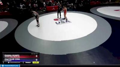 136 lbs Round 1 - Gianna Munifo, Golden Tribe Wrestling vs Makynlee Cova, California