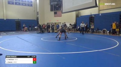 157 lbs Semifinal - Sam Melikian, NC State vs Jimmy Saylor, Army West Point