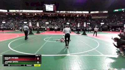 58 lbs Semifinal - Kolby Pitzen, FFWA vs Jasper Smith, RIKA