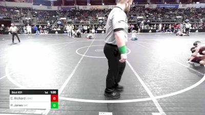 133 lbs Quarterfinal - Cayden Richard, Lafayette Scrappers vs Parker Jones, Grab And Twist