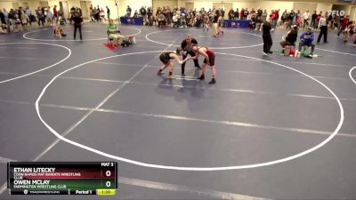 117 lbs Cons. Round 1 - Owen McLay, Farmington Wrestling Club vs Ethan Litecky, Coon Rapids Mat Bandits Wrestling Club