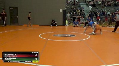 134 lbs Round 1 - Brody Helm, Mortimer Jordan HS vs Noah Dixon, Grissom Hs