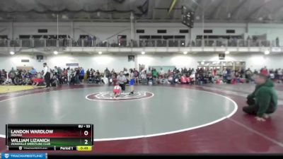 53 lbs Cons. Round 2 - Landon Wardlow, Indiana vs William Lizanich, Zionsville Wrestling Club