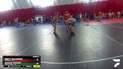 215 lbs Round 2 (4 Team) - Brett Ziolkowski, Aquinas 2 vs Batavia Athlete, Oconto Falls