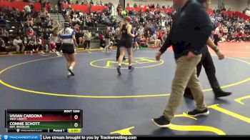 140 D Round 3 - Connie Schott, BGM, Brooklyn vs Vivian Cardona, West Liberty