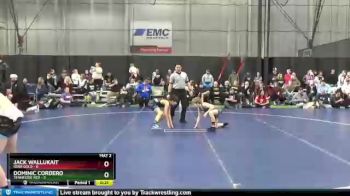 80 lbs Quarterfinals (8 Team) - Jack Wallukait, Iowa Gold vs Dominic Cordero, Tennessee Red