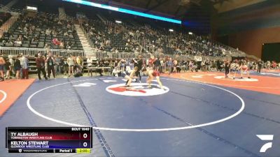 144 lbs Semifinal - Ty Albaugh, Torrington Wrestling Club vs Kelton Stewart, Glenrock Wrestling Club