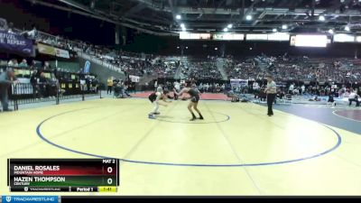 4A 113 lbs Quarterfinal - Daniel Rosales, Mountain Home vs Hazen Thompson, Century