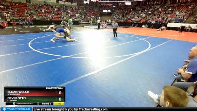 D3-220 lbs Quarterfinal - Sloan Welch, Auburndale vs Devin Otto, Coleman