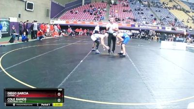 149 lbs Finals (2 Team) - Cole Ramos, Concordia (WI) vs Diego Garcia, Luther