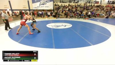 157 lbs Prelim - Tanner Willett, North Central College vs Mataeo Blessing, Elmhurst College