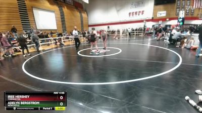 140 lbs Cons. Round 2 - Iree Hershey, Torrington vs Adelyn Bergstrom, Newcastle