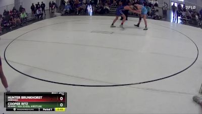 129 lbs Cons. Round 2 - Hunter Brunkhorst, Nebraska vs Cooper Ritz, Kearney High School Wrestling