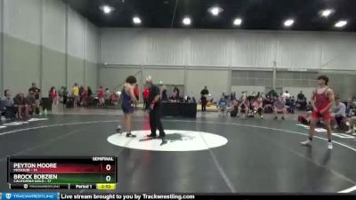 132 lbs Semis & 1st Wrestleback (8 Team) - Peyton Moore, Missouri vs Brock Bobzien, California Gold