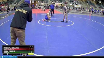 147 lbs Semis (4 Team) - Ezra Wright, Glide vs Andrew Sexauer, South Umpqua