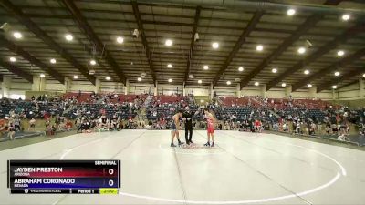 112 lbs Semifinal - Jayden Preston, Arizona vs Abraham Coronado, Nevada