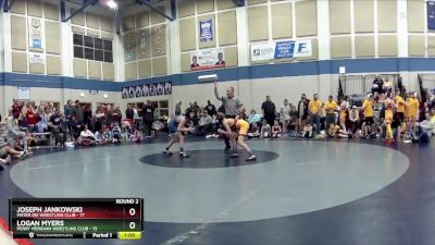 78 lbs Round 2 (3 Team) - Joseph Jankowski, Mater Dei Wrestling Club vs Logan Myers, Perry Meridian Wrestling Club