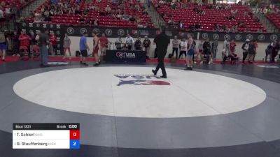 72 kg Quarters - Tj Schierl, Ohio Regional Training Center vs Braden Stauffenberg, Michigan Wrestling Club