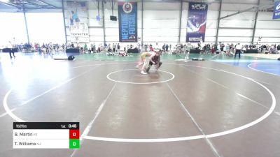 152 lbs Consi Of 16 #1 - Brady Martin, KS vs Timothy Williams, NJ