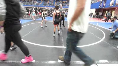 80 lbs Semifinal - Knox Lopez, Team Tulsa Wrestling Club vs Cayden Crawford, Pawhuska Elks Takedown