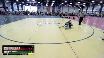 96 lbs Rd# 2 10:30am Friday - Stetson Gabel, POWA vs Broderick Perkins, Oklahoma Outlaws Blue