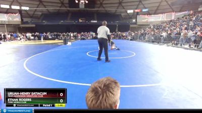 175 lbs Round 1 - Ethan Rogers, Toro World Club vs Urijah-Henry Satiacum, Team Aggression Wrestling Club