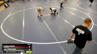 160 lbs Cons. Round 2 - Matthew Blow, Lakeville Youth Wrestling Association vs Logan OKeefe, Minnesota