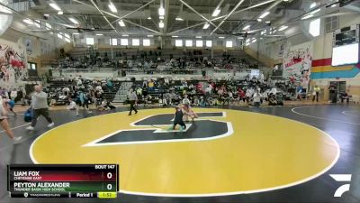 145 lbs Semifinal - Liam Fox, Cheyenne East vs Peyton Alexander, Thunder Basin High School