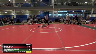 84 lbs Round 1 (16 Team) - Cameron Schofield, Indiana Outlaws vs Quinn Smith, All American