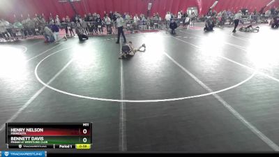 74 lbs Cons. Round 2 - Henry Nelson, Minnesota vs Bennett Davis, Pinnacle Wrestling Club