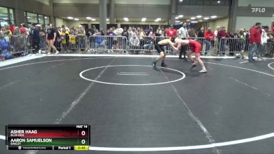 125 lbs Cons. Round 3 - Aaron Samuelson, Oakley vs Asher Haag, Ellis Kids