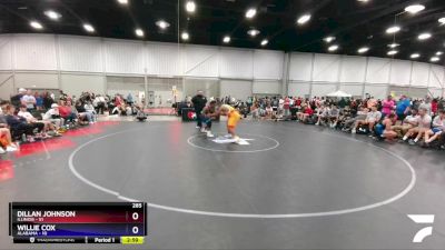 285 lbs Round 1 (16 Team) - Dillan Johnson, Illinois vs Willie Cox, Alabama