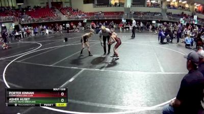 62 lbs Cons. Round 5 - Porter Kinnan, Cozad Wrestling Club vs Asher Huset, Gretna Youth Wrestling