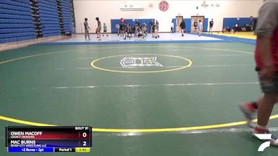 70 lbs Semifinal - Owen Macoff, Legacy Dragons vs Mac Burns, River City Wrestling LLC